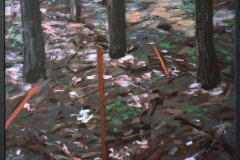 Bos met Paaltjes 2 1982-55x55