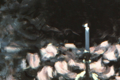 Kaars in de Nacht 1985 140x140cm
