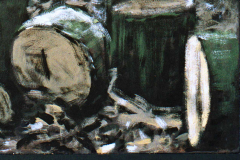 Ruïne 1983 52x52cm 