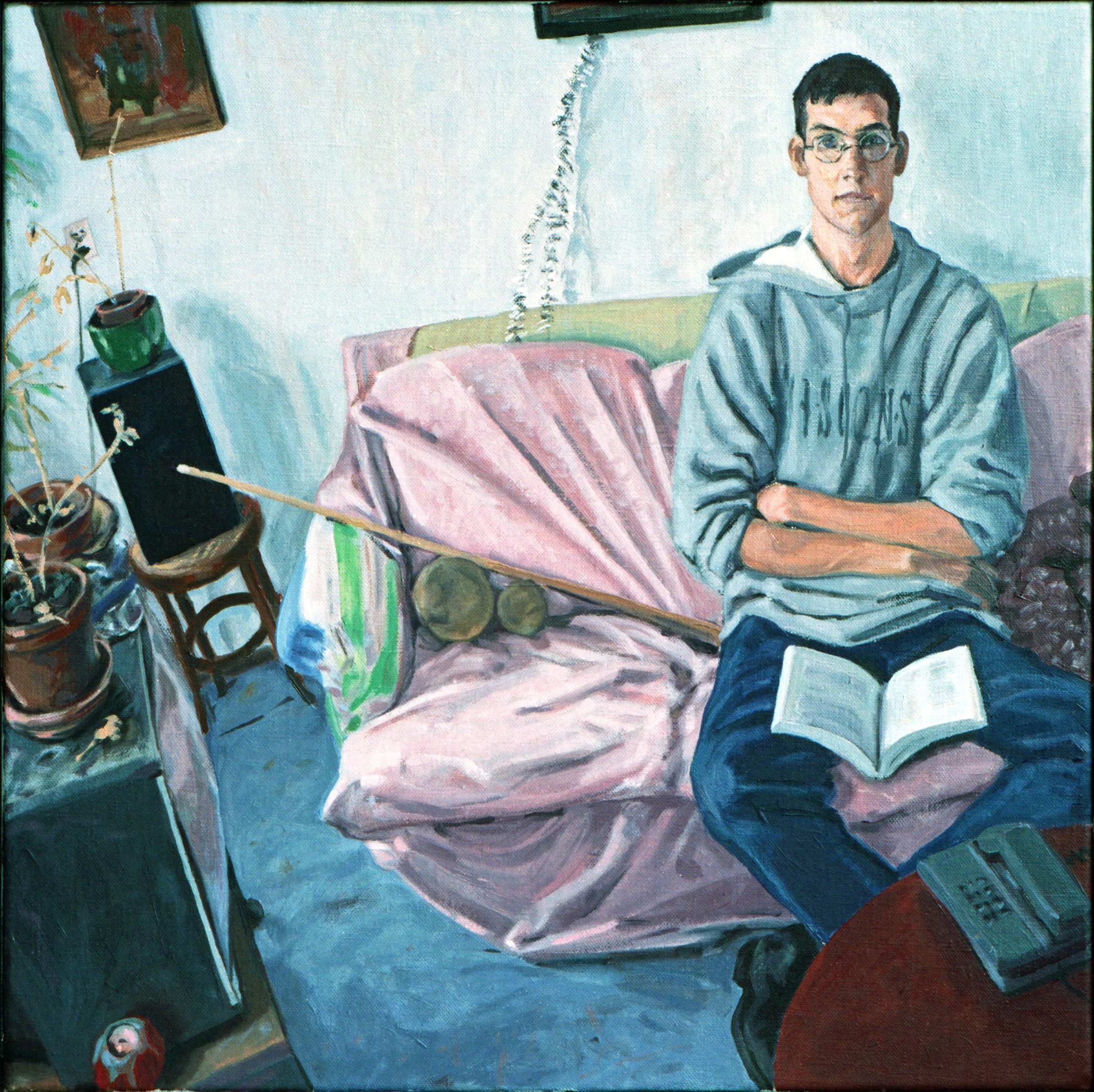 In opdracht: Student Joost, 42x42 cm, 1999