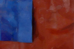 Blauw op Rood 1976 45x45